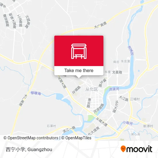 西宁小学 map