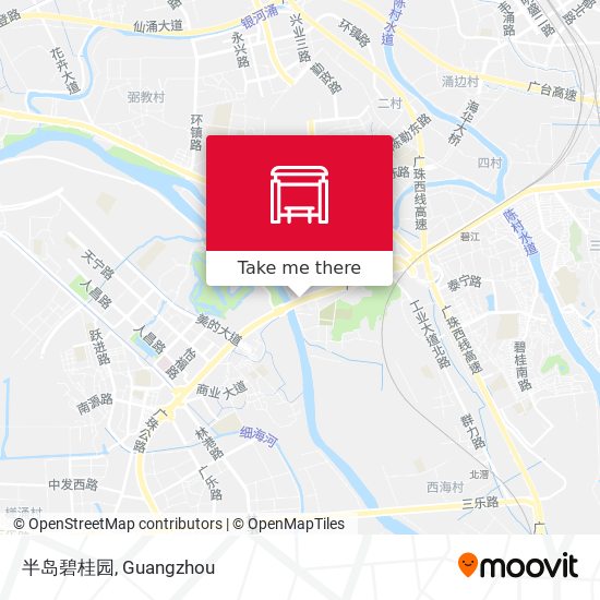 半岛碧桂园 map