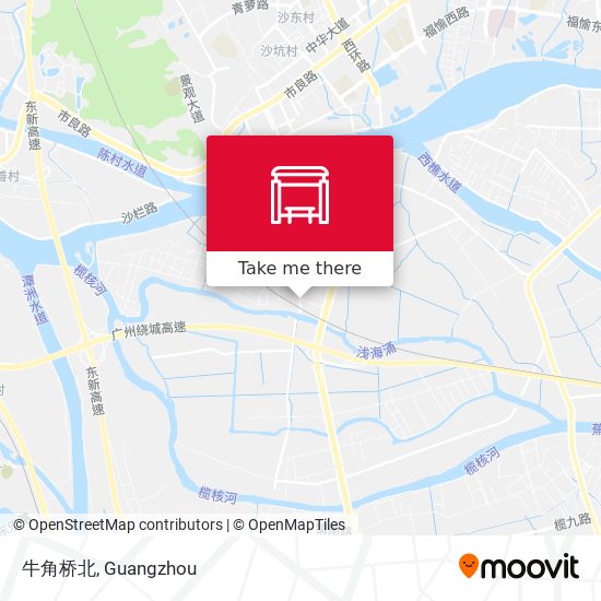 牛角桥北 map