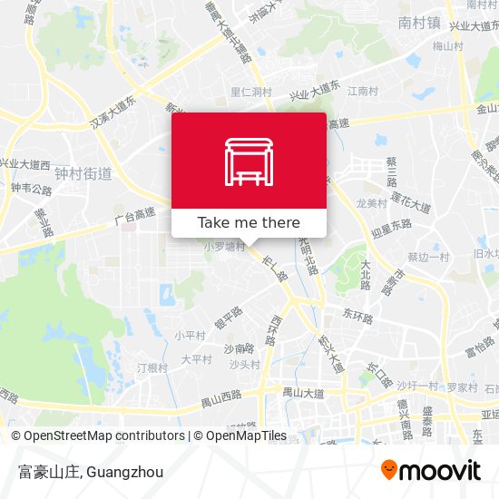 富豪山庄 map