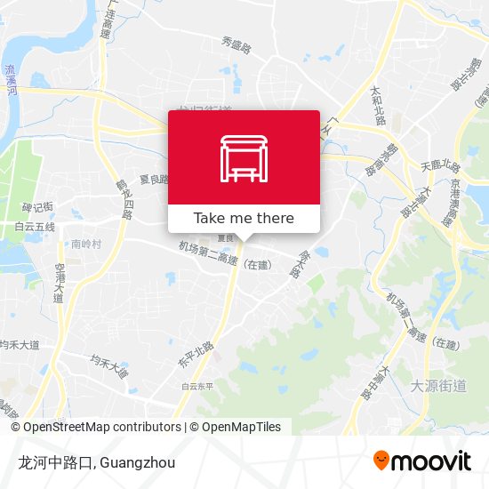 龙河中路口 map