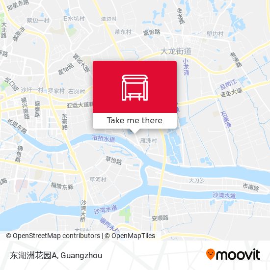 东湖洲花园A map