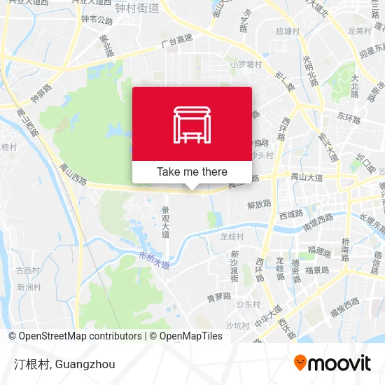 汀根村 map
