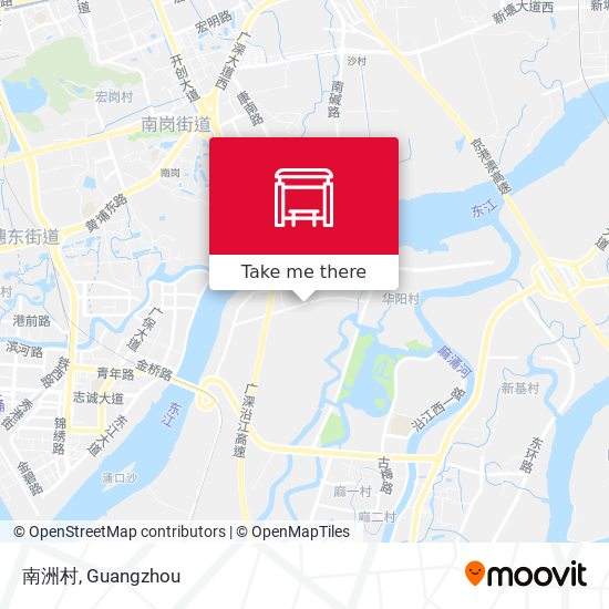 南洲村 map