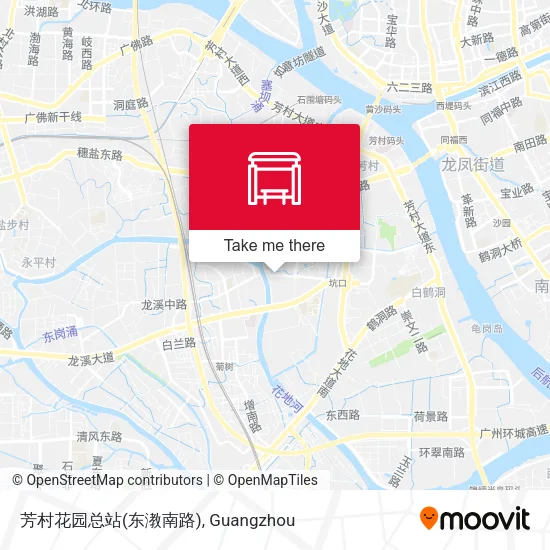 芳村花园总站(东漖南路) map