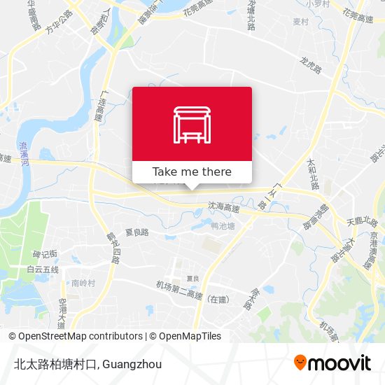 北太路柏塘村口 map