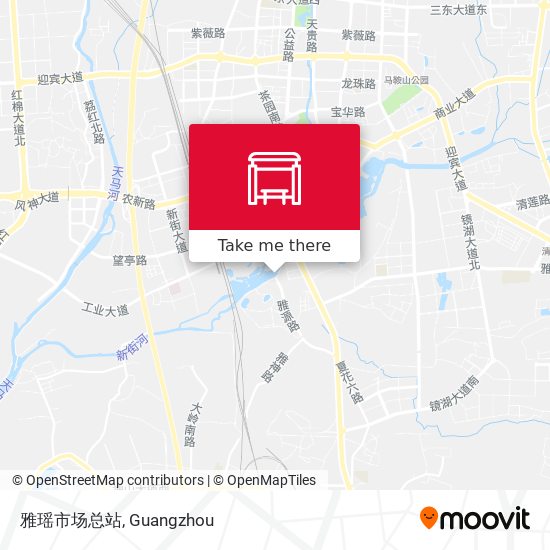 雅瑶市场总站 map