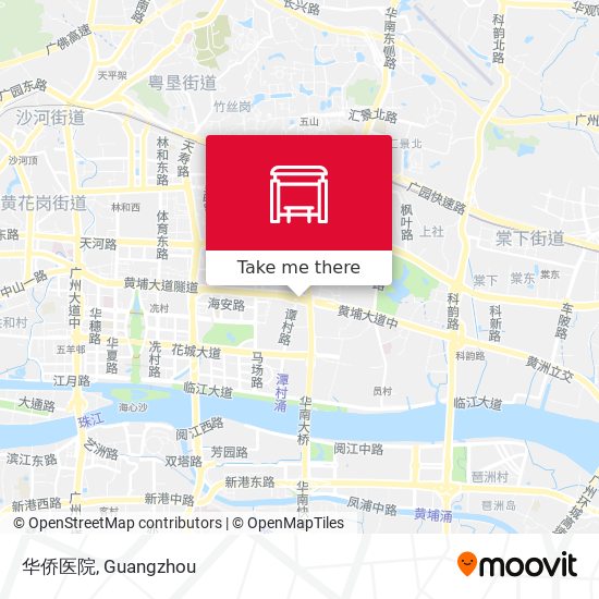 华侨医院 map