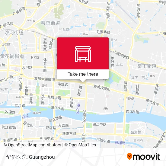 华侨医院 map