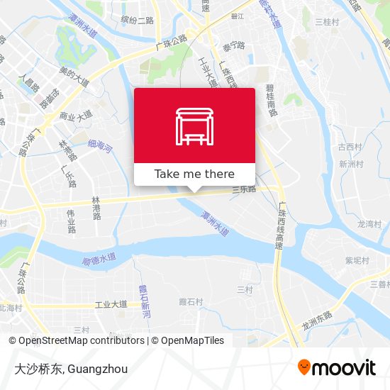 大沙桥东 map