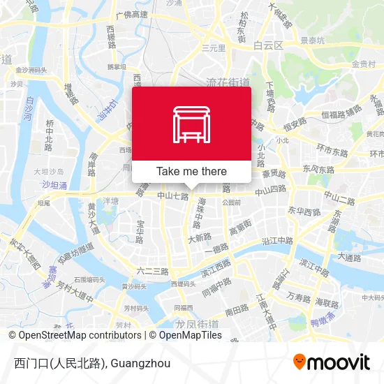 西门口(人民北路) map