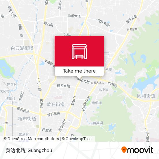 黄边北路 map