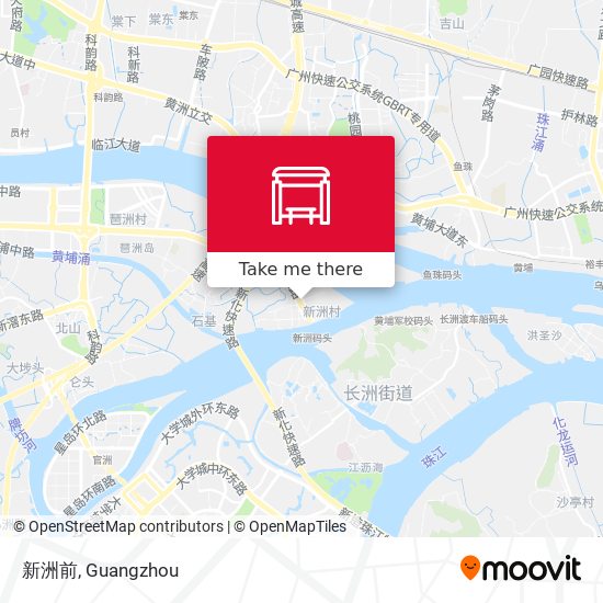 新洲前 map