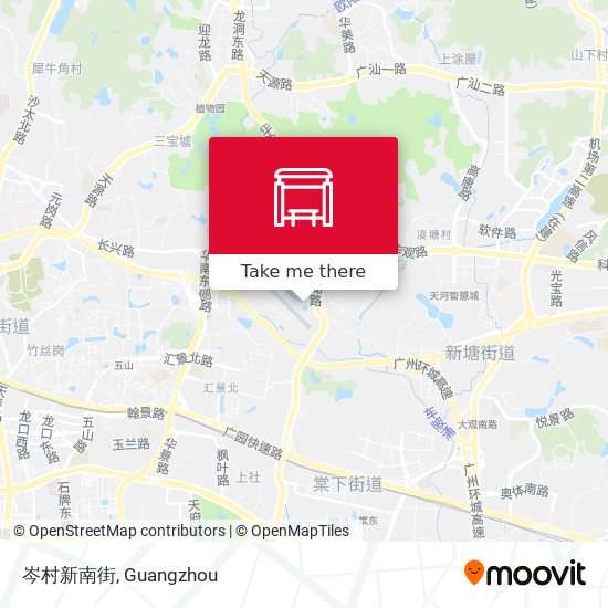 岑村新南街 map