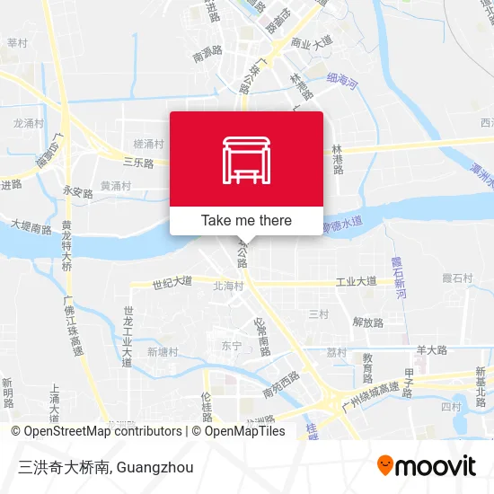 三洪奇大桥南 map