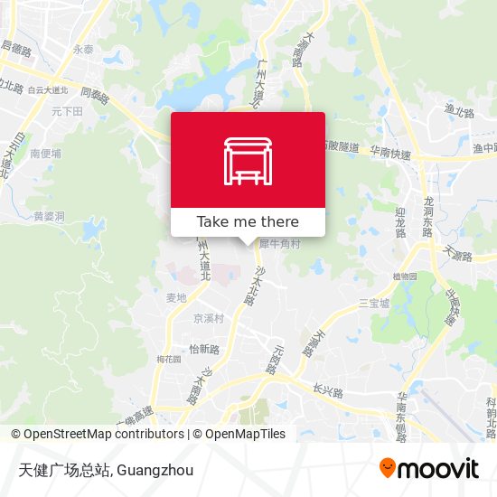 天健广场总站 map