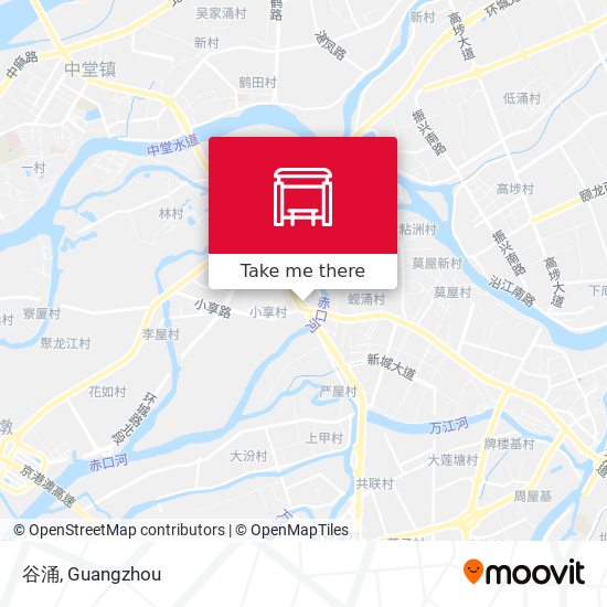 谷涌 map