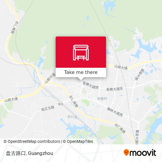 盘古路口 map