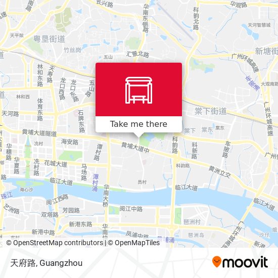 天府路 map