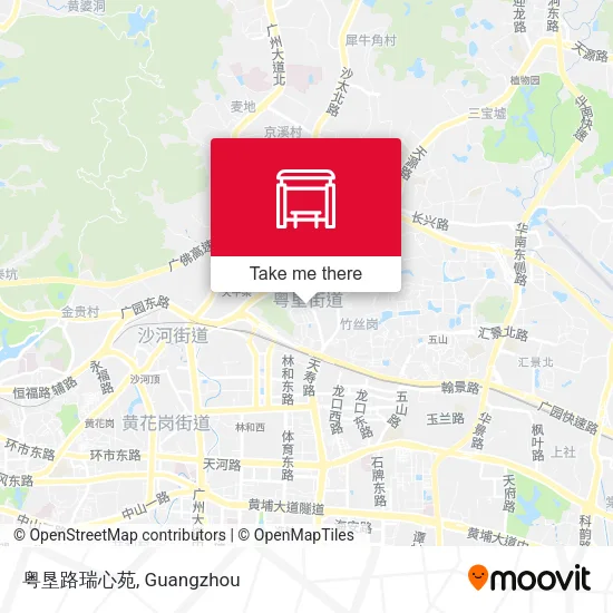 粤垦路瑞心苑 map