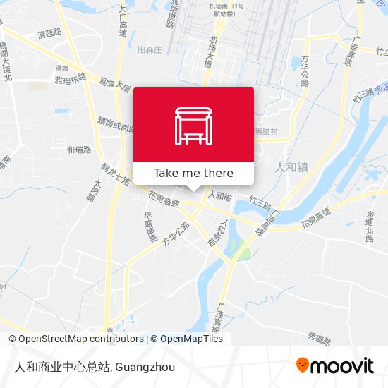人和商业中心总站 map