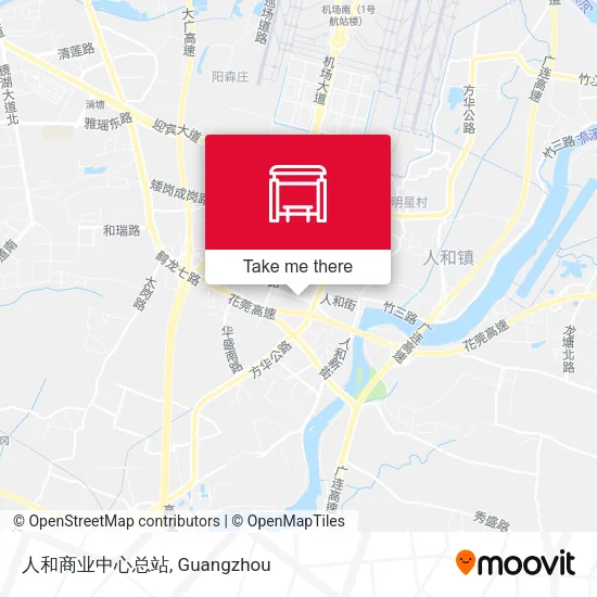 人和商业中心总站 map