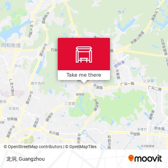 龙洞 map
