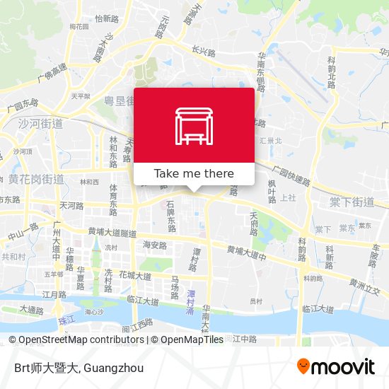 Brt师大暨大 map