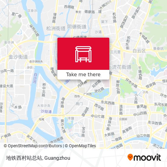 地铁西村站总站 map