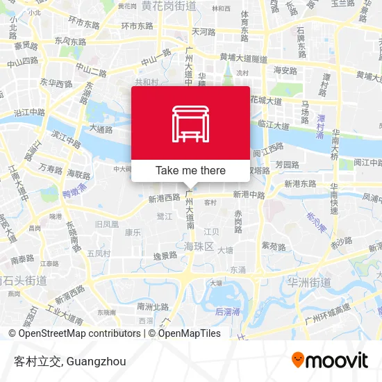 客村立交 map
