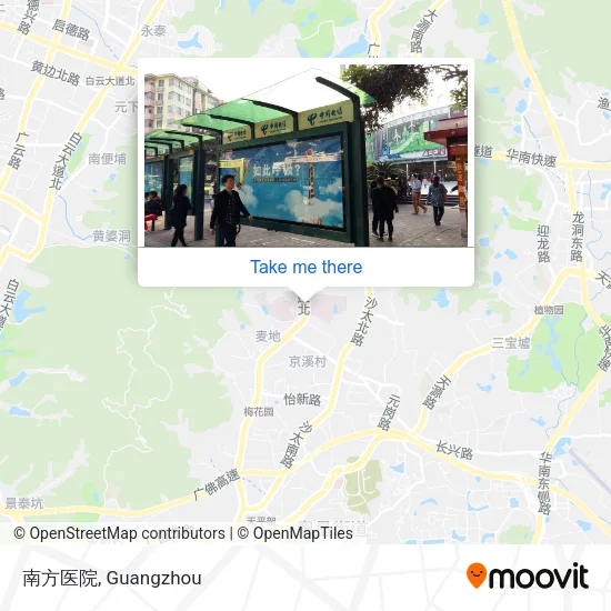 南方医院 map