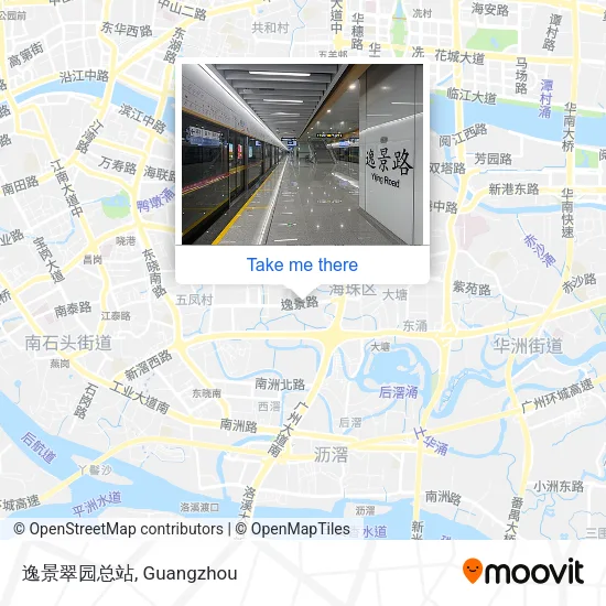 逸景翠园总站 map