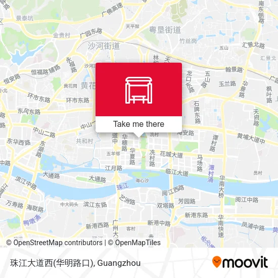 珠江大道西(华明路口) map