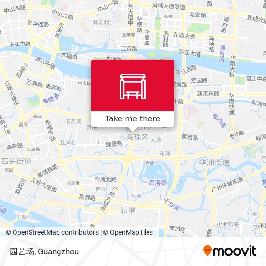 园艺场 map