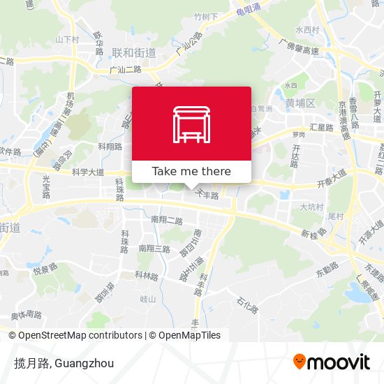 揽月路 map