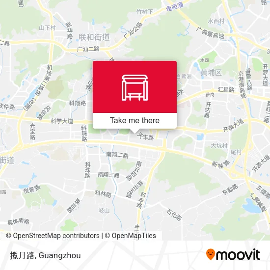 揽月路 map