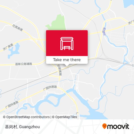 基岗村 map