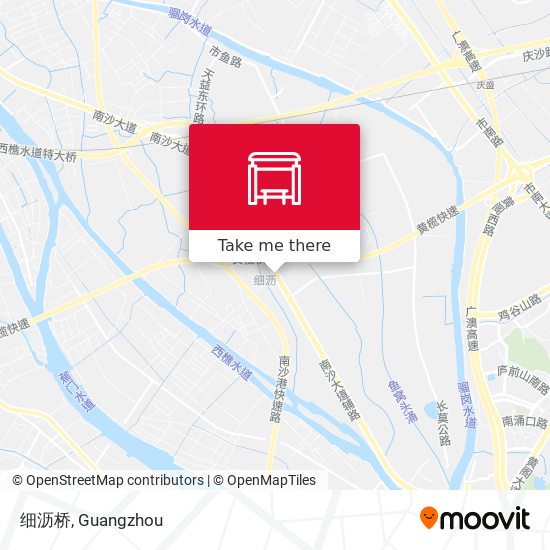 细沥桥 map
