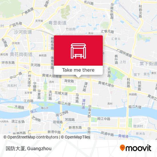 国防大厦 map