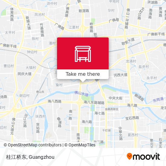 桂江桥东 map