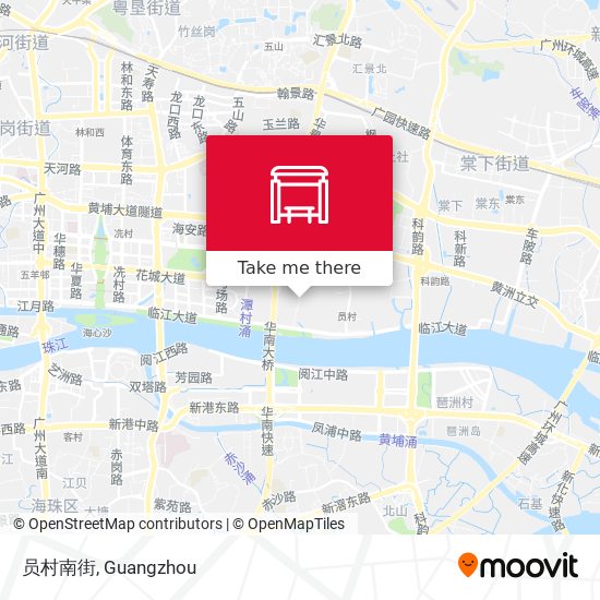 员村南街 map