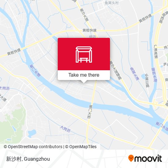 新沙村 map