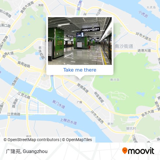 广隆苑 map