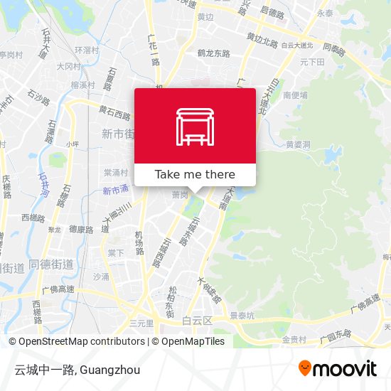 云城中一路 map