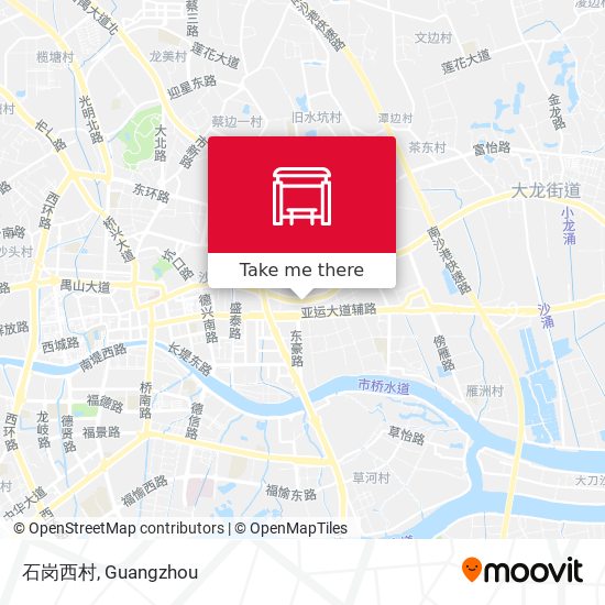 石岗西村 map