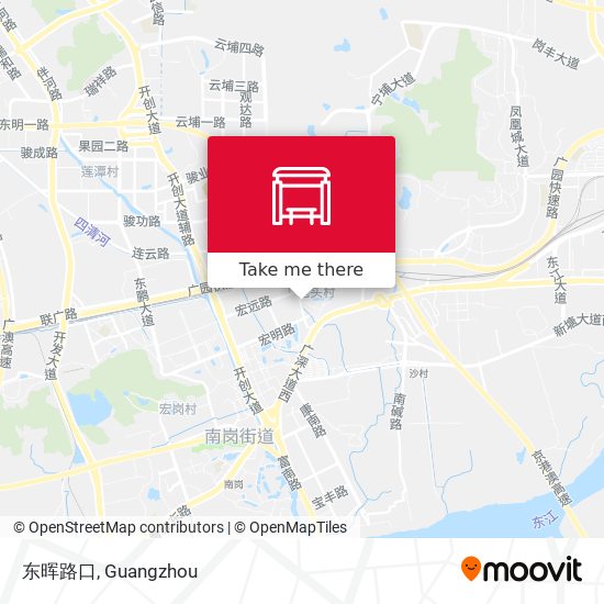 东晖路口 map