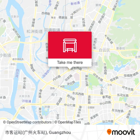 市客运站(广州火车站) map
