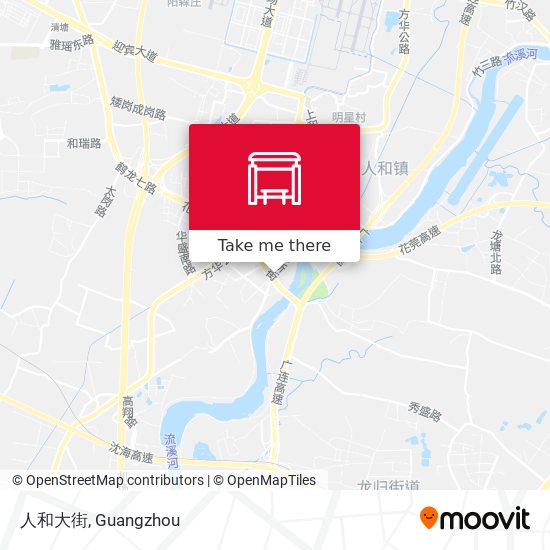 人和大街 map