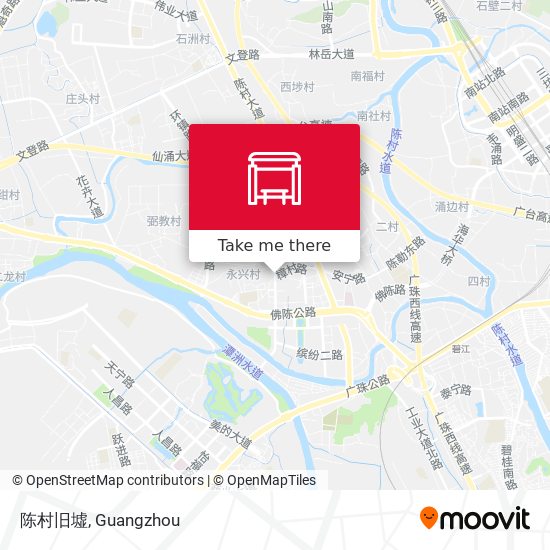 陈村旧墟 map