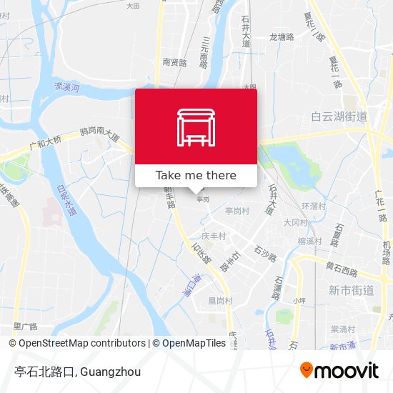 亭石北路口 map